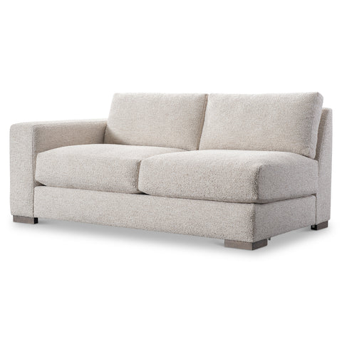 Drew Fabric Left Arm Loveseat