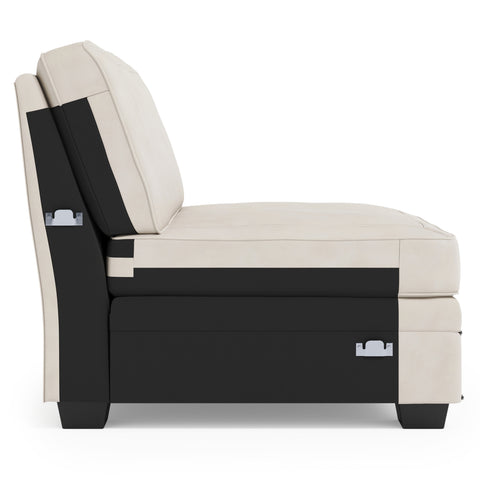 Grandview Leather Armless Chair