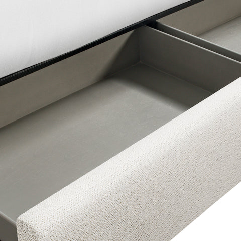Avery Fabric Storage Panel Bed - King