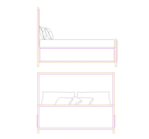 Odette Footboard/Side Rails