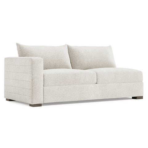 Helena Fabric Left Arm Loveseat