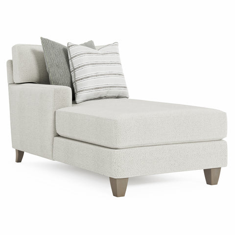 Mila Fabric Left Arm Chaise
