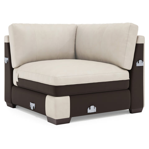 Dawkins Leather Corner Chair