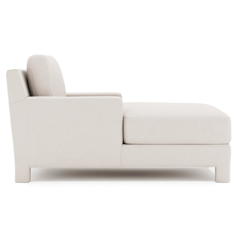 Mily Fabric Chaise Without Pillows
