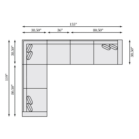 Nest Fabric Sectional