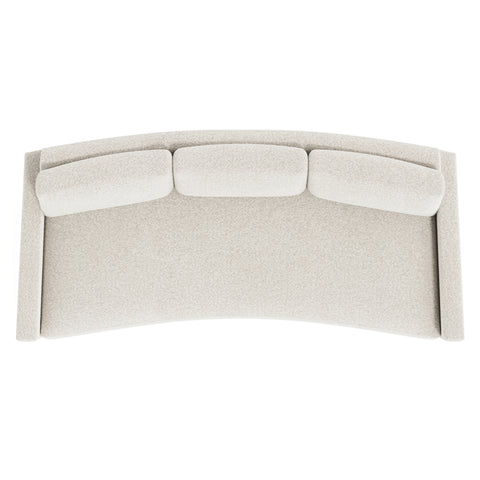 Carlie Fabric Sofa Without Pillows