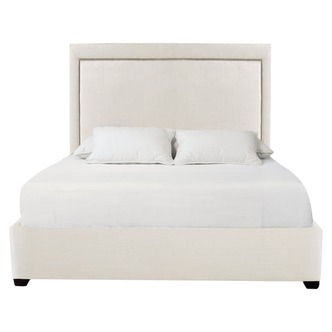 Morgan Fabric Panel Bed - Extended Queen