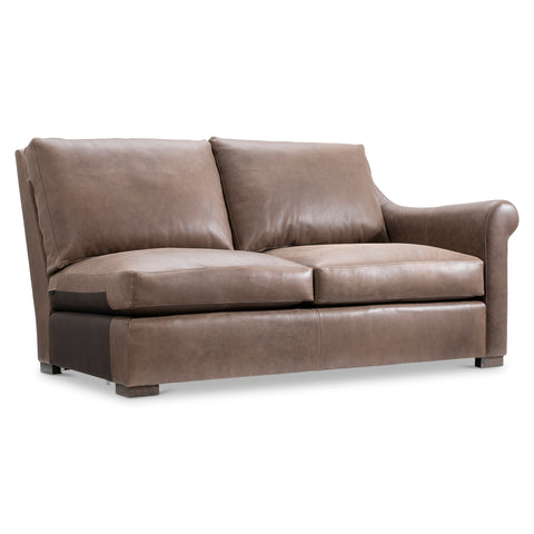 Keirnan Leather Right Arm Loveseat