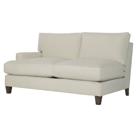 Mila Fabric Left Arm Loveseat