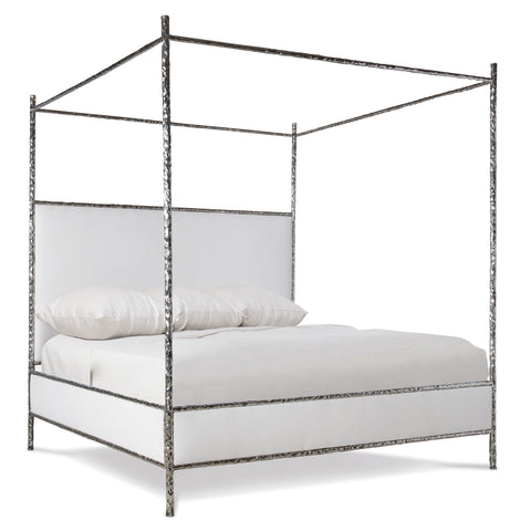 Odette Fabric Canopy Bed - King