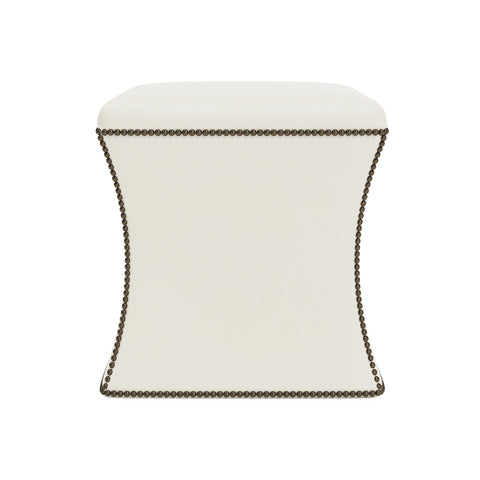 Roscoe Leather Ottoman