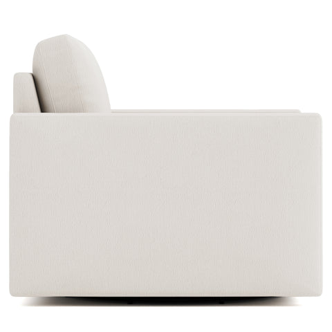 Dawkins Fabric Swivel Chair Without Pillows