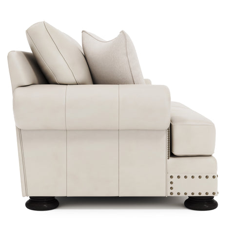 Foster Leather Loveseat