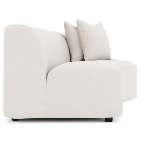 Elle Fabric Right Arm Loveseat