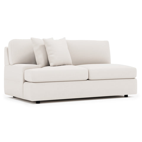 Serena Fabric Left Arm Loveseat