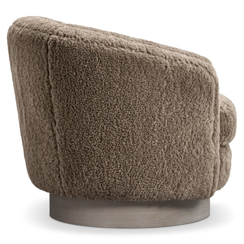 Camino Shearling Swivel Chair