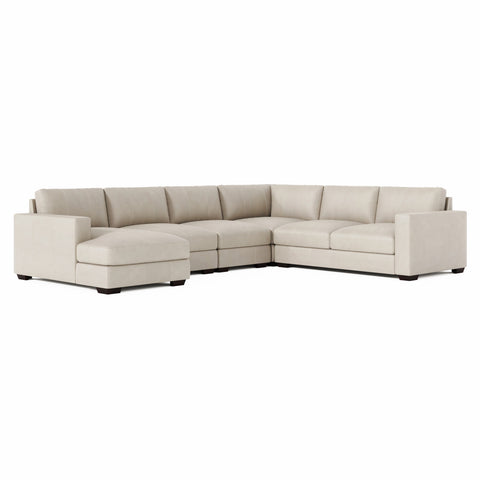 Dawkins Leather Sectional