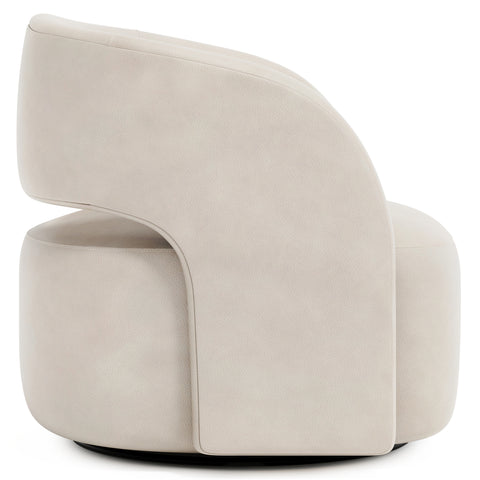 Chloe Leather Swivel Chair