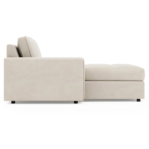 Nest Leather Left Arm Chaise