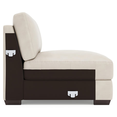 Dawkins Leather Armless Chair