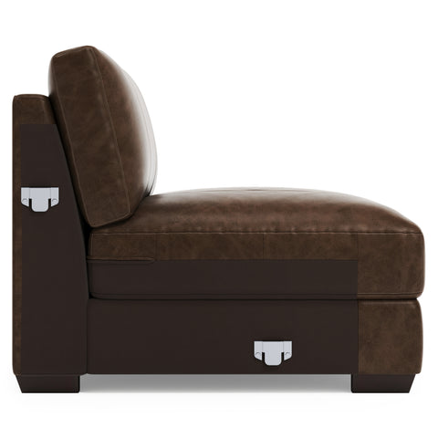 Dawkins Leather Armless Chair