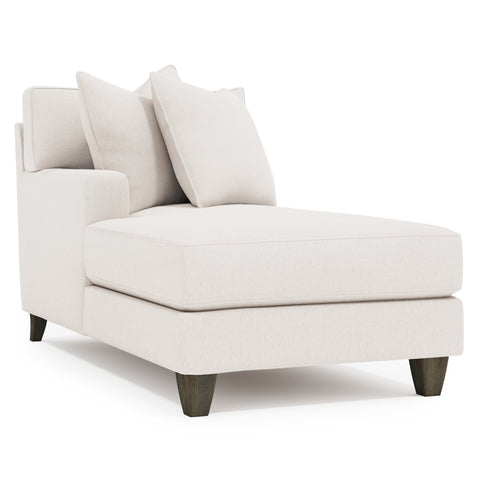 Mila Fabric Left Arm Chaise