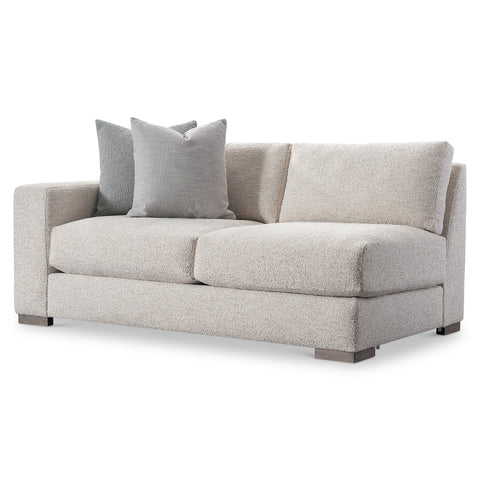 Drew Fabric Left Arm Loveseat