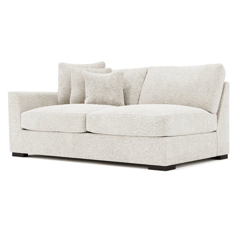 Nicolette Fabric Left Arm Loveseat