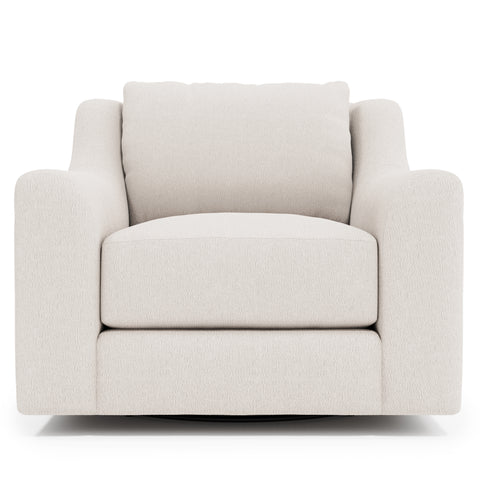 Gabi Fabric Swivel Chair Without Pillows