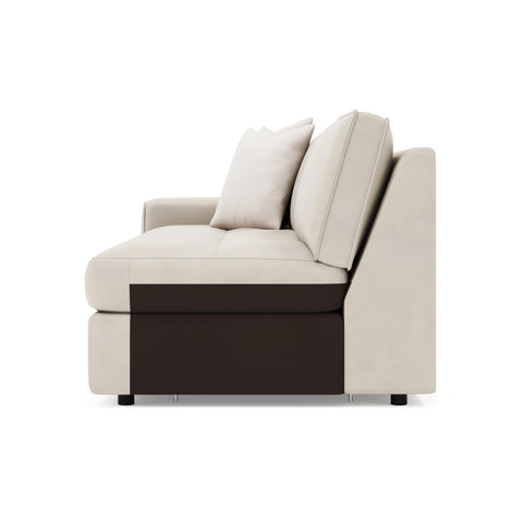 Nest Leather Left Arm Loveseat