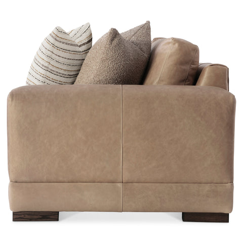 Lars Leather Right Arm Loveseat