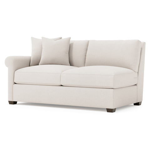 Barnes Fabric Left Arm Loveseat