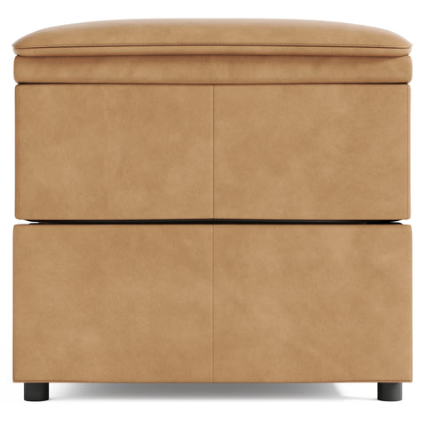 Billings Leather Armless Chair