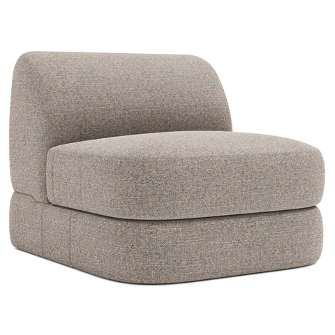 Sylvio Fabric Armless Chair
