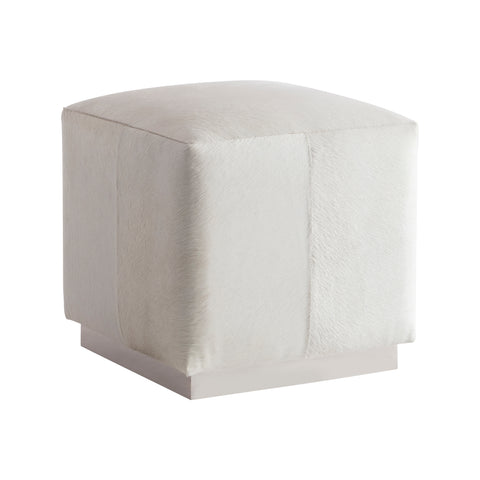 Aspen Leather Ottoman