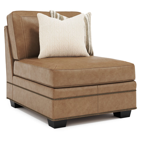 Grandview Leather Armless Chair