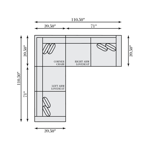 Lars Leather Sectional — Made to Order