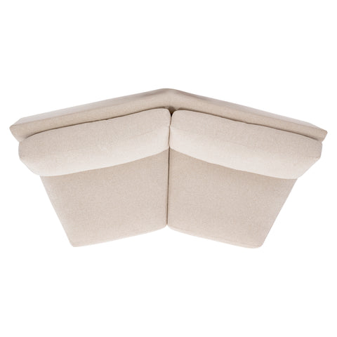 Soleil Fabric Armless Loveseat