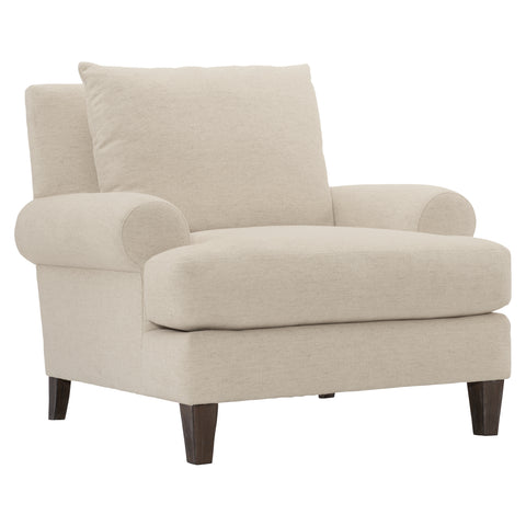 Isabella Fabric Chair Without Pillows