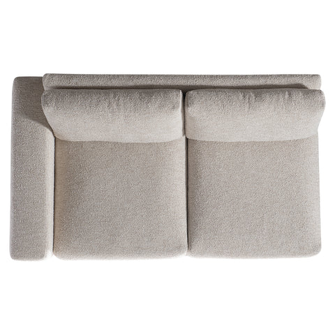 Drew Fabric Left Arm Loveseat