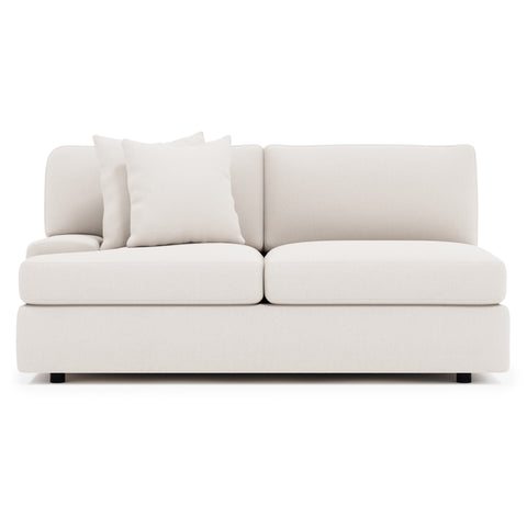Serena Fabric Left Arm Loveseat