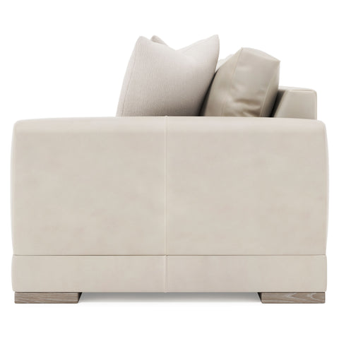 Lars Leather Right Arm Loveseat