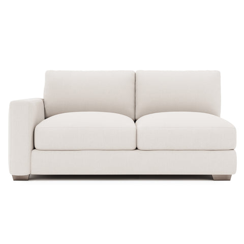 Dawkins Fabric Left Arm Loveseat