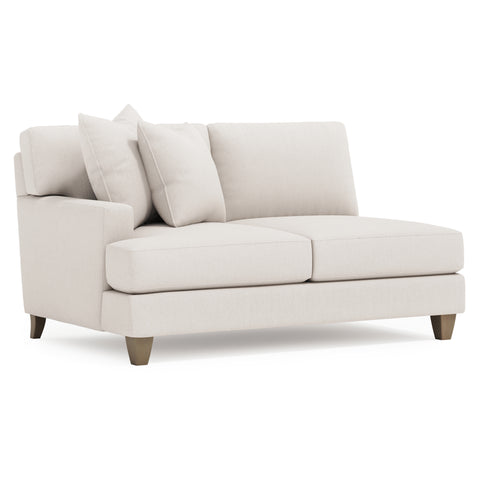 Mila Fabric Left Arm Loveseat