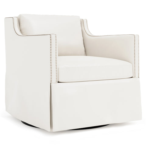 Delaney Leather Swivel Chair