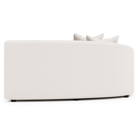 Elle Fabric Left Arm Loveseat