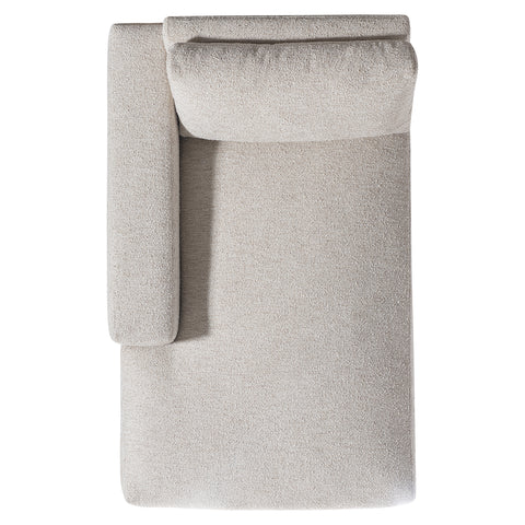 Drew Fabric Left Arm Chaise