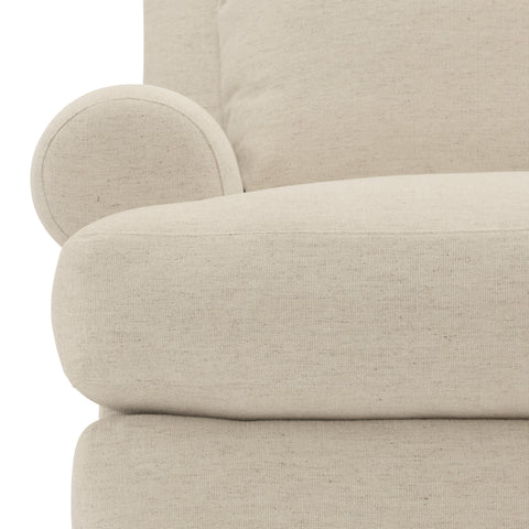 Isabella Fabric Chair Without Pillows
