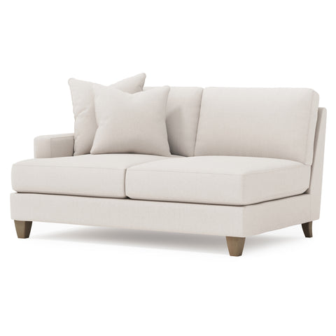 Mila Fabric Left Arm Loveseat