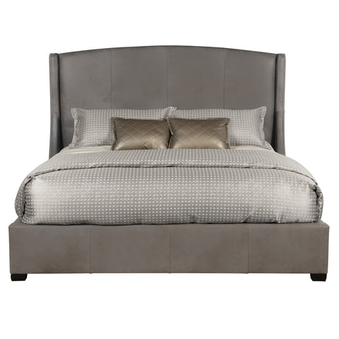 Cooper Leather Shelter Bed - Queen